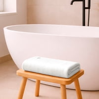 Toalla De Baño Cuerpo Vis Nautica Home 100% Algodón Suave 76X137Cm Blanca