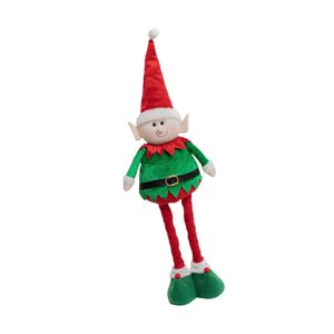 Magideal - Colección De Adornos Navideños De Muñecas Navideñas Para Escritorio, Arte Decorativo, Artesanía, Decoración Navideña, Decoración Navideña Para Año Nue Elfo 19X10X53 Cm