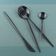 thumbnail image 4 of XmhyTop Juego de Cubiertos de Cocina de 24 Piezas, Inoxidable, Color Negro, Ideal para Hogares y Eventos, 4 of 5