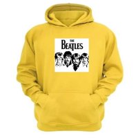 Genérico - Polerón Canguro The Beatles Amarillo Talla M Unisex