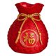 thumbnail image 3 of Macetero Chino, Forma De Bolsa De Dinero, Banco De Dinero, Decoración De Escritorio Para El Hogar, Rojo, 3 of 5