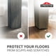 thumbnail image 4 of Protectores de fieltro para muebles X-Protector, 12 piezas, 7,5 cm, 4 of 6