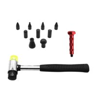 Magideal - Con Cabezales De Repuesto De Extractor De Abolladuras De Automóviles Herramienta De Reparación Cómodo De Herramienta De Reparación De , Rojo