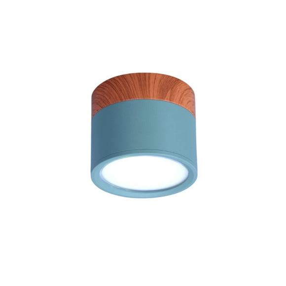 Aplique Decorativo Sobrepuesto Celeste Moderno 6W Luz Fría