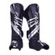 thumbnail image 1 of Espinilleras Kickboxing Adultos Espinilleras Empeine Almohadillas Para Deportes Sparring Grappling M Plata Negro, 1 of 5