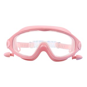Ioensy - Gafas De Natación Para Niños Y Niñas, Gafas De Natación De Silicona Suave De Visión Amplia, Color Rosa