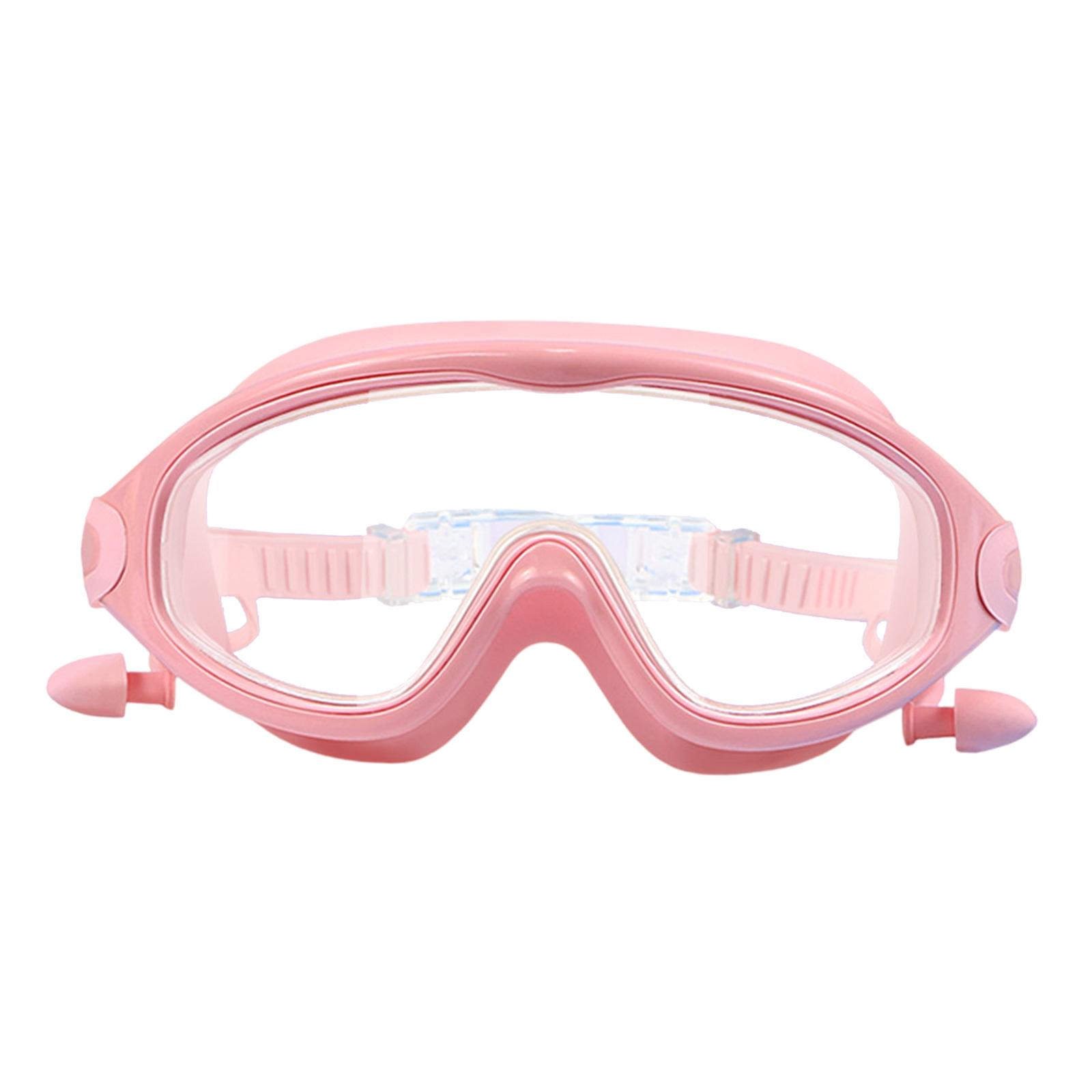 Ioensy - Gafas De Natación Para Niños Y Niñas, Gafas De Natación De Silicona Suave De Visión Amplia, Color Rosa
