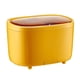 thumbnail image 1 of Mini Cubo de Basura para Escritorio Portátil con Tapa para Baño Encimera Cocina Amarillo (Cubo de Basura), 1 of 3