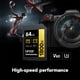 thumbnail image 3 of Tarjeta de memoria Lexar Professional 1800x UHS-II V60 de 256 GB, 3 of 9