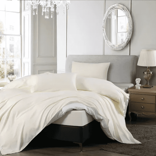 Genérico - Juego Sabanas Color Sólido King Lavable A Máquina