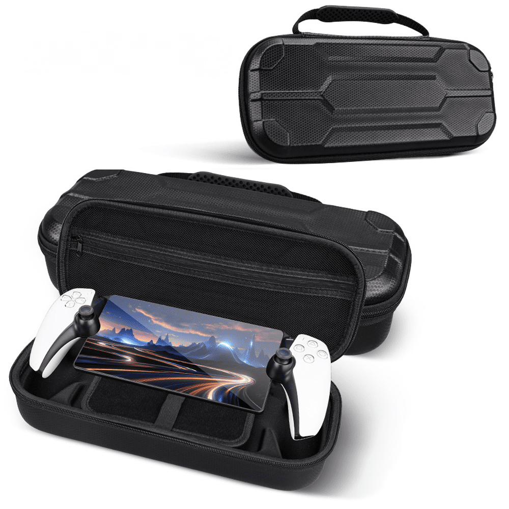 Genérico - Funda De Transporte Protectora A Prueba De Golpes Compatible Con Playstation Portal Y Ps5 Portal, Bolsa De Almacenamiento Portátil Para Accesorios De Ps5-negro