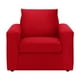 thumbnail image 1 of Sofa Kendy 1c Felpa 30 Rojo, 1 of 5