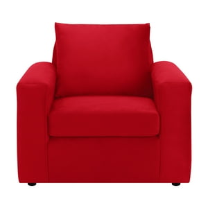 Bodevir - Sofa Kendy 1C Felpa 30 Rojo