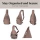 thumbnail image 5 of Bandolera Baggallini Anti-Theft Daytripper Sling, 2,75 L, 5 of 8