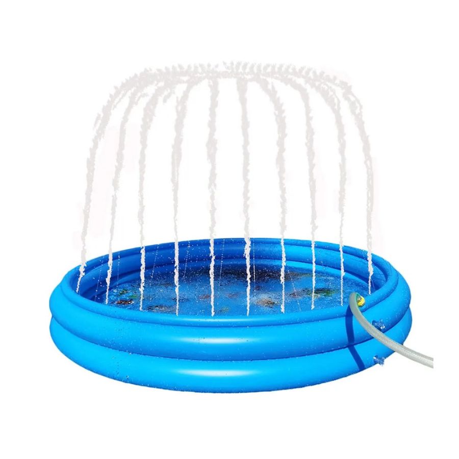 Click Ventas - Piscina Inflable Con Aspersores Piscina 2 En 1 Niños