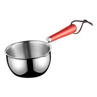 Magideal - Mini Olla Para Sopa, Calentador De Leche Y Café, Olla Para Derretir Aceite Antiadherente, Cacerola Pequeña Para Derretir Con Boquillas Dobles Para Que 300Ml