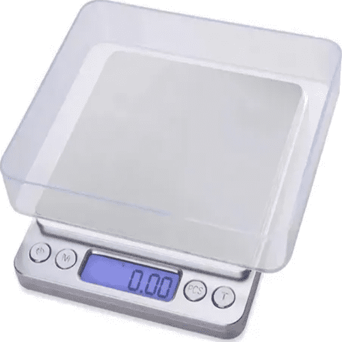 Báscula precisión digital 0.1g a 2000g portátil