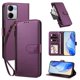 thumbnail image 2 of Funda con Billetera para [Xiaomi Redmi 15A 5G] con Bolsillo Zipper y Tarjetero Violeta, 2 of 6