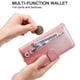 thumbnail image 4 of Funda con Cremallera para Motorola MOTO E20/E30/E40, Carcasa Cartera de Cuero PU con Soporte y Tarjetero, 4 of 6