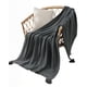 thumbnail image 2 of Manta De Sofá Con Flecos De Soga 130cmx180cm Color Gris, 2 of 4