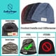 thumbnail image 4 of GORRO LukyTrge Bloqueador EMF 57 cm Negro de Tela Elástica, 4 of 6