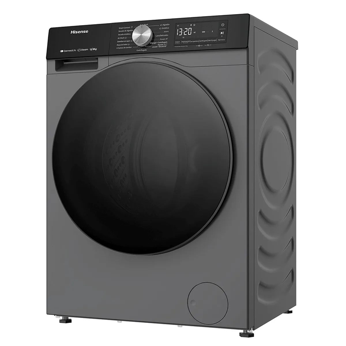 Hisense - Lavadora Secadora 12 Kg / 8 Kg Wd3S1243Bt
