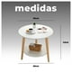 thumbnail image 4 of Mesa de Centro con Doble Nivel Organización y Estilo marron claro, 4 of 4
