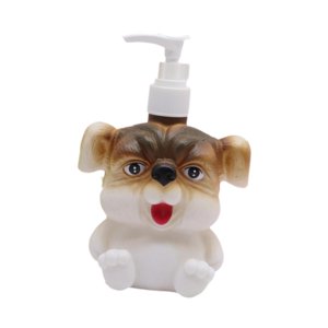 Magideal - Botella De Jabón Para Niños, Botella De Champú, Divertida, Decoración De Baño, Dispensador De Jabón, Botella De Loción De Dibujos Animados Para Niños Perro