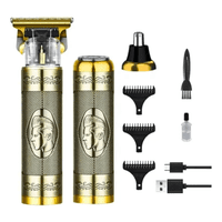 Genérico - Set Cortadora De Pelo Rasuradora 3 En 1 Inalámbrica