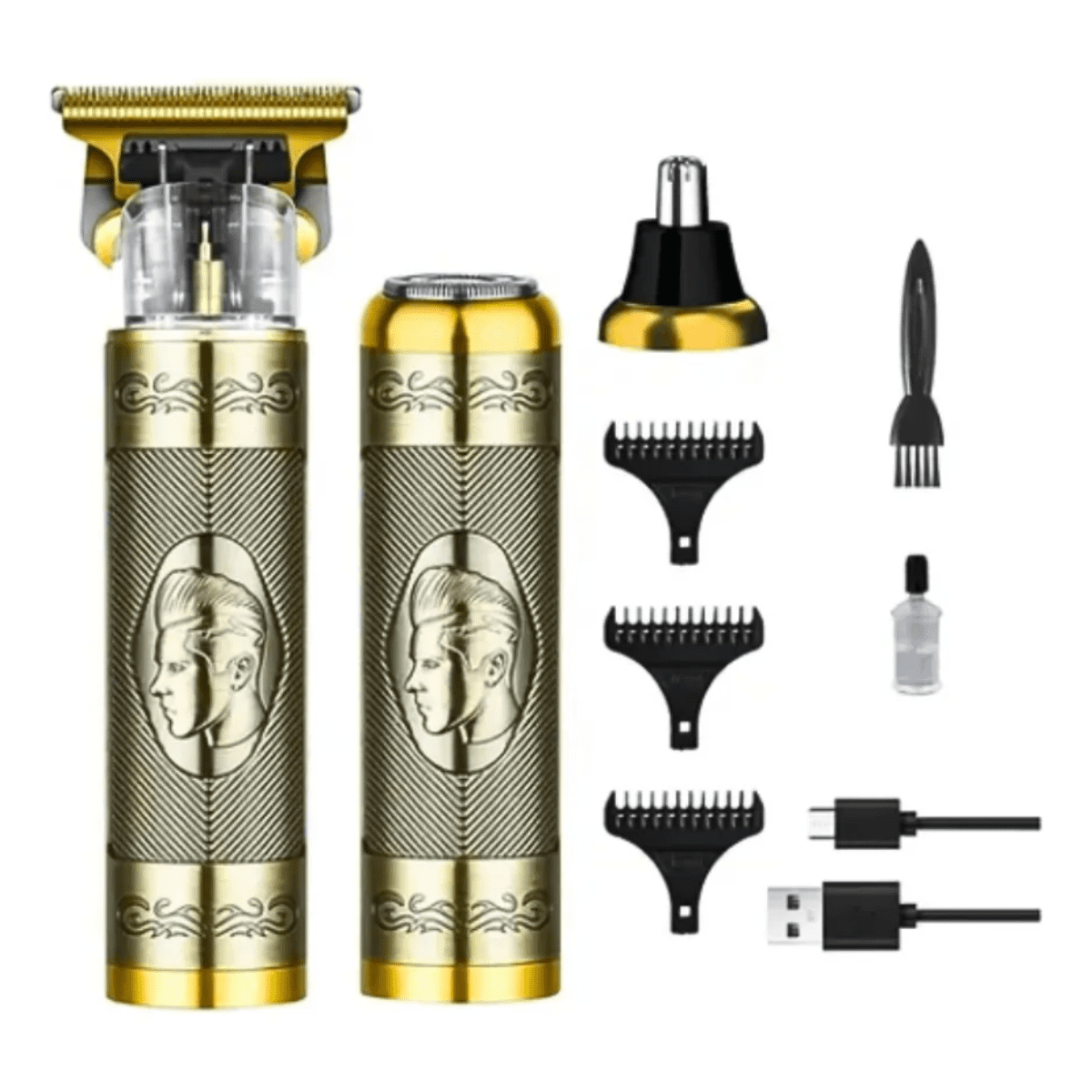 Genérico - Set Cortadora De Pelo Rasuradora 3 En 1 Inalámbrica