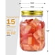 thumbnail image 4 of Mason Jars Rainforce, 480 ml, boca normal, paquete de 15 unidades con tapas, 4 of 7