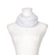 thumbnail image 2 of INSPIRA CHIC Estilo Español Encaje Floral Mantilla Velos Infinito, Cobertura de Cabeza para Capilla Iglesia Bufandas de Misa Latina Talla Única Blanco, 2 of 4