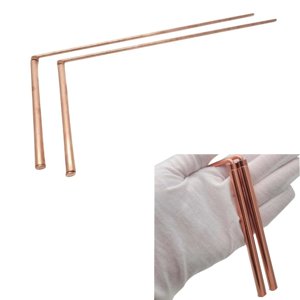 Genérica - Set De 2 Barillas Barra Cobre Radiestesia Adivinacion Etc