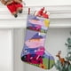 thumbnail image 2 of Ben y Holly Tema: Calcetines de Navidad, fino lino blanco para colgar en escaleras y chimenea, decoración navideña para el hogar, regalo de Navidad.54cm×38cm, 2 of 5