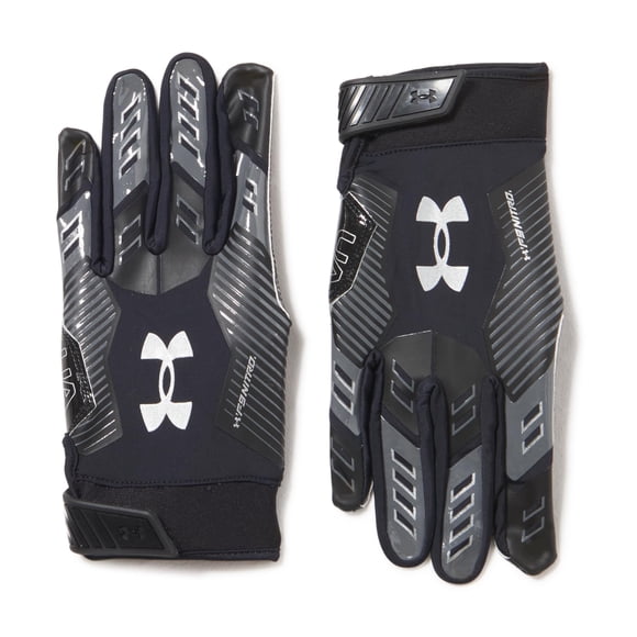 Under Armour F9 Nitro Guantes de Fútbol Americano para Hombre - Negro - Talla S
