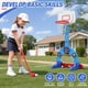 thumbnail image 4 of Set Deportivo Ajustable 3 en 1 para Niños Pequeños HYES con Aro de Baloncesto, 4 of 9
