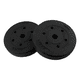thumbnail image 1 of Set 2 Discos Preolímpicos Pvc 10 Kg C/u Total 20kg Negro, 1 of 4