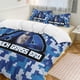 thumbnail image 1 of Blue Square Gorilla Tag Comforter Set Soft 3 Pcs Twin Bedding Sets Thicken for All Season, 1 of 5