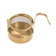 thumbnail image 2 of Colador De Té Giratorio, Portátil, Resistente, Giratorio, Para Sala De Estar, Oficina, Hotel, Dorado, 2 of 5