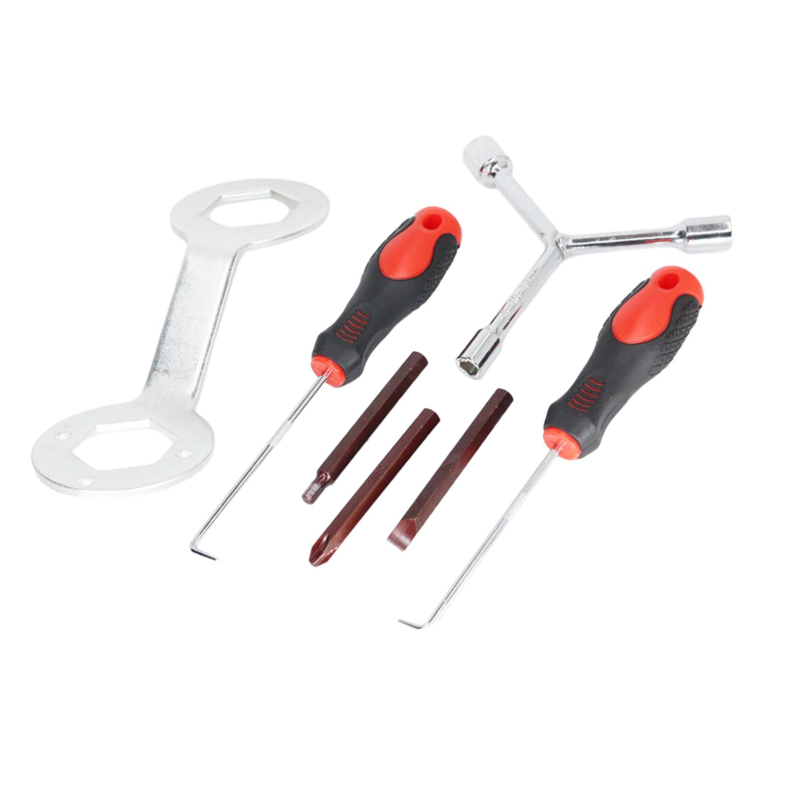 Magideal - Herramienta De Reparación De Lavadoras, Juego De Herramientas De Limpieza De Máquinas Con Ruedas Onduladas, Kits De Reparación De Lavadoras Fáciles De