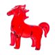 thumbnail image 1 of Figura De Caballo De Cristal Decorativa Y Creativa, Ideal Para Oficina Y Sala De Estar, Color Rojo., 1 of 5
