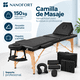 thumbnail image 3 of Camilla Masaje Profesional Nanofort Plegable 150 kg Respaldo Ajustable Con Accesorios Negro, 3 of 9