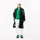thumbnail image 3 of Gorra Lacoste de sarga con insignia de cocodrilo para hombre en color blanco, 3 of 3