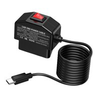 Ioensy - Cable De Alimentación Obd 24 Horas Para Observar Estacionamiento Con Puerto Usb Hembra, Mini Accesorio Para Detección De Voltaje