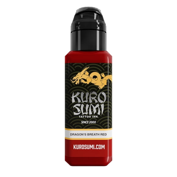 Tinta líquida Kuro Sumi Dragon's Breath Red 42 ml vegana