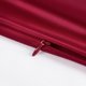 thumbnail image 5 of PiccoCasa 1 Pc Funda de Almohada de Seda de 19 Momme con Cremallera Oculta No Estándar Rojo Vino 16" x 16", 5 of 7
