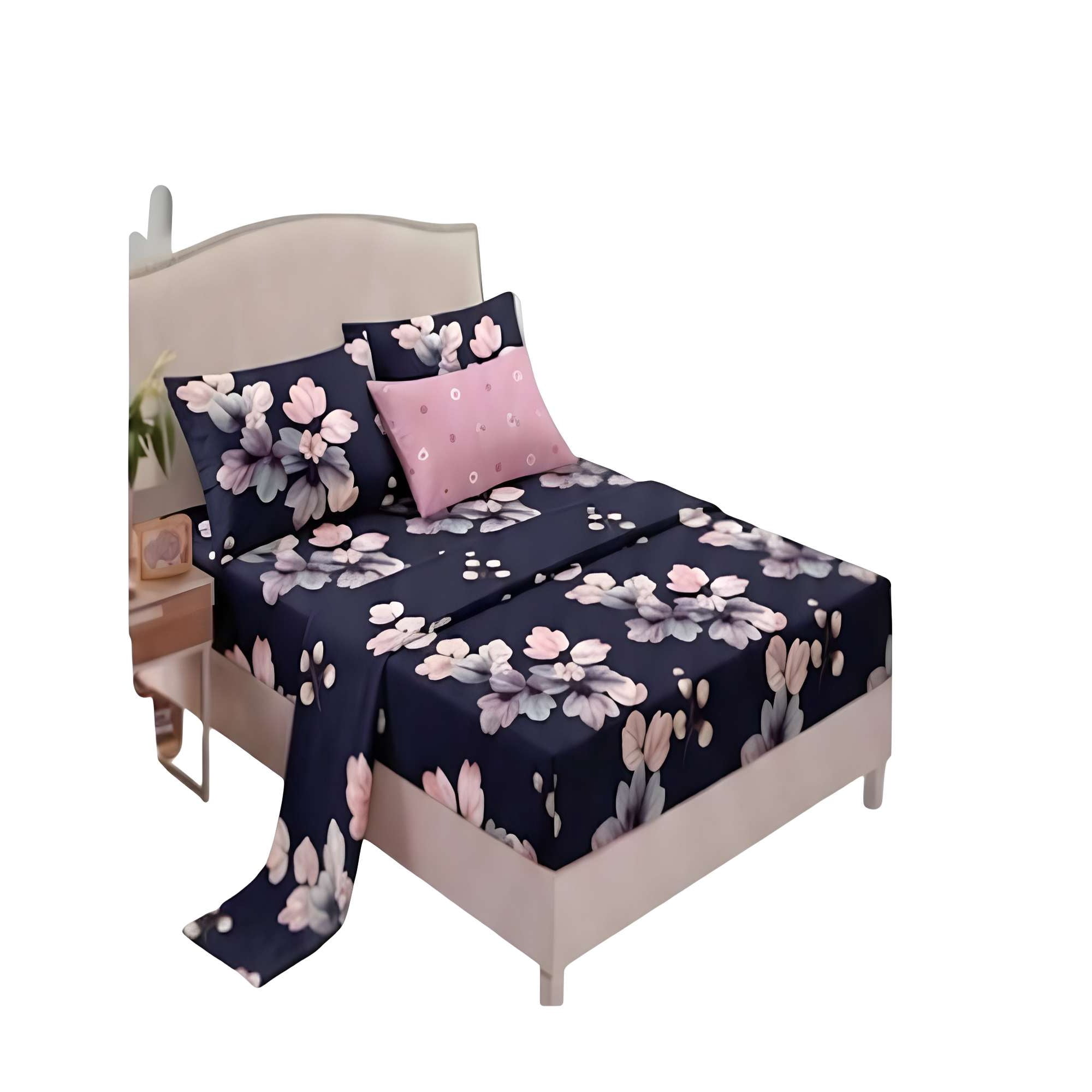 Genérico - Juego De Sabanas Genericas Con Diseño Plaza Y Media S01