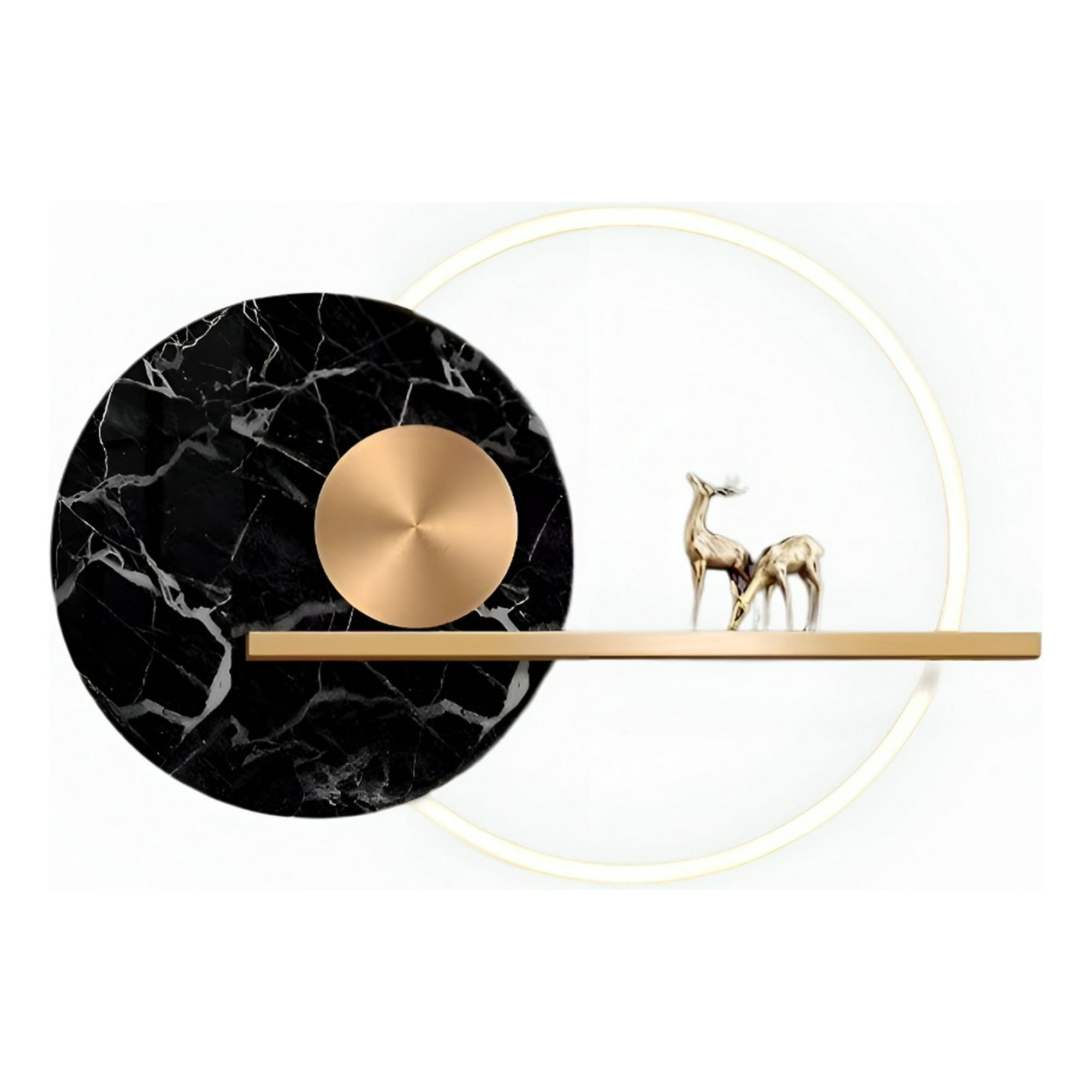 Genérico - Aplique Pared Creativo Metal 3d Led Decorativo Paisaje Jhn