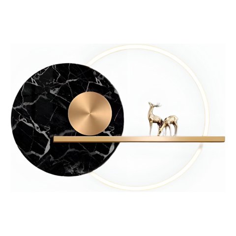 Genérico - Aplique Pared Creativo Metal 3D Led Decorativo Paisaje Jhn