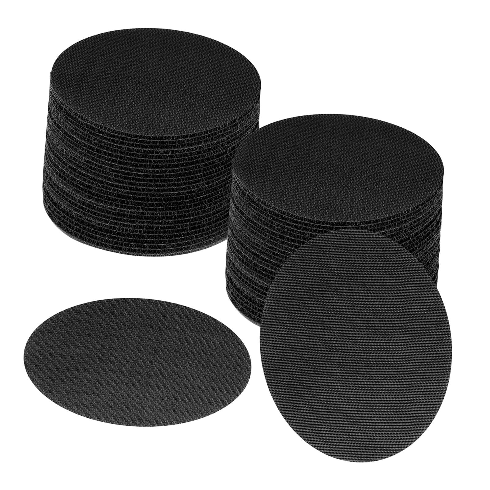 Bothyi - Marcadores De Puntos Para Alfombras Redondos De 10 Cm, Personales, Para Profesores, 48 Unidades, Color Negro